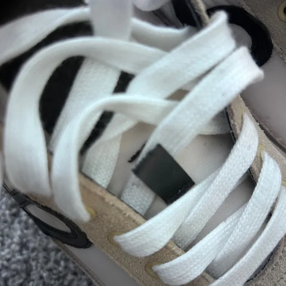 [NEVER WORN] Loewe Women's Cream and Black Sneakers - Picture 5 of 5